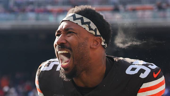 Cleveland Browns defensive end Myles Garrett.