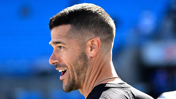 Carolina Panthers head coach Dave Canales Carolina Panthers head coach Dave Canales