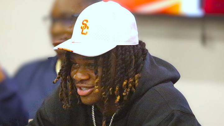 Former Escambia running back, and top junior college recruit, Waymond Jordan Jr. signed with the University of Southern California during a ceremony on Sunday, Jan. 5, 2024.
