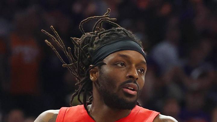 Portland Trail Blazers forward Jerami Grant against the Phoenix Suns. Portland Trail Blazers forward Jerami Grant against the Phoenix Suns.