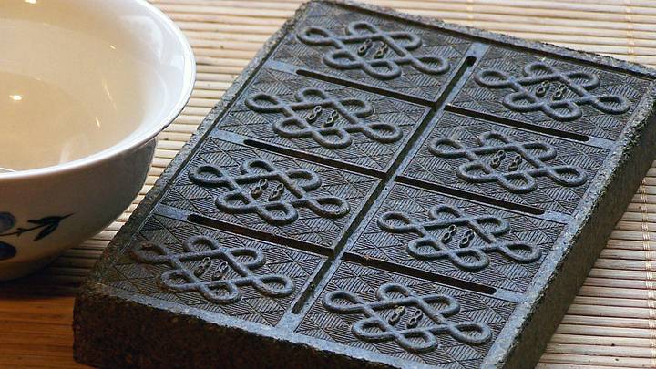 In parts of China and Central Asia, tea came in brick form—and it could be used as currency.