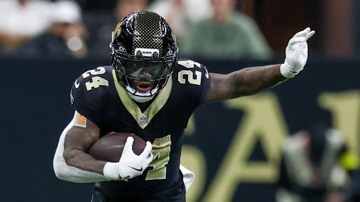 Saints RB Devin Neal faces the Tampa Bay Buccaneers in Week 14.