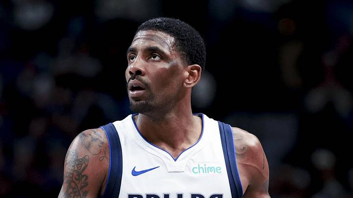 Feb 27, 2025; Dallas, Texas, USA;  Dallas Mavericks guard Kyrie Irving (11) controls the ball against the Charlotte Hornets during the second half at American Airlines Center. Mandatory Credit: Kevin Jairaj-Imagn Images