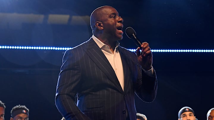 Magic Johnson es una de las figuras históricas de los Lakers 