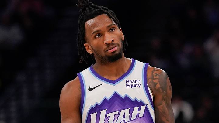 Oct 12, 2026; Salt Lake City, Utah, USA; Utah Jazz guard Darryn Peterson (22) during the first half against the San Antonio Spurs at Delta Center. Mandatory Credit: Aaron Baker-Imagn Images Oct 12, 2026; Salt Lake City, Utah, USA; Utah Jazz guard Darryn Peterson (22) during the first half against the San Antonio Spurs at Delta Center. Mandatory Credit: Aaron Baker-Imagn Images