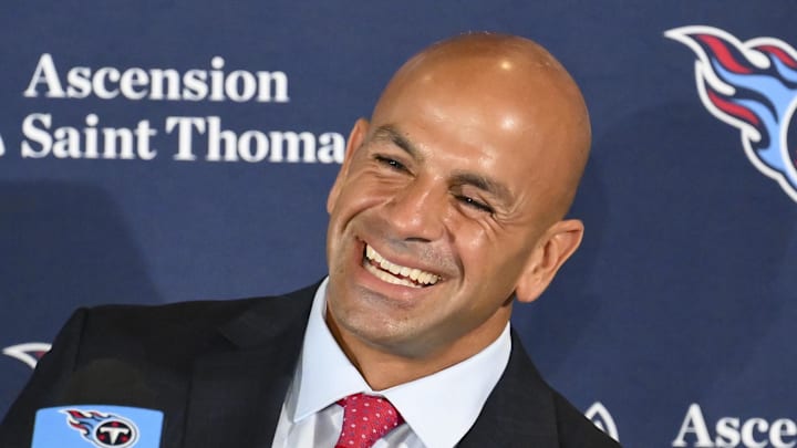 Tennessee Titans head coach Robert Saleh