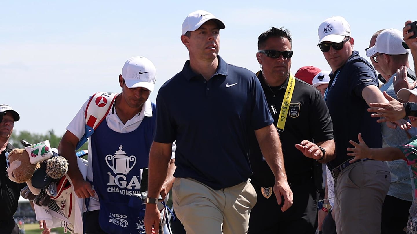 Rory McIlroy Appears to Shout Back at Fan Who Heckled Him Late in PGA Championship