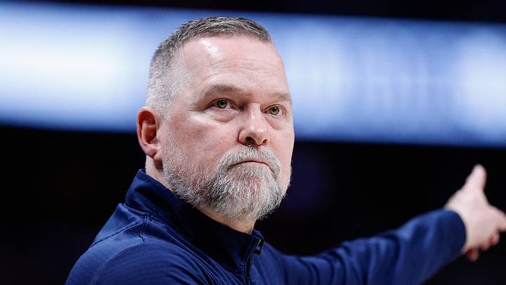 Apr 1, 2025; Denver, Colorado, USA; Denver Nuggets head coach Michael Malone in the second quarter against the Minnesota Timberwolves at Ball Arena. Mandatory Credit: Isaiah J. Downing-Imagn Images Apr 1, 2025; Denver, Colorado, USA; Denver Nuggets head coach Michael Malone in the second quarter against the Minnesota Timberwolves at Ball Arena. Mandatory Credit: Isaiah J. Downing-Imagn Images
