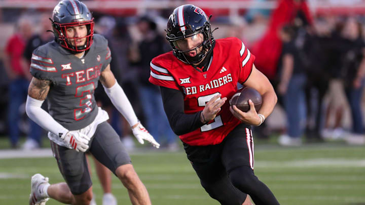 Texas Tech quarterback Brendan Sorsby