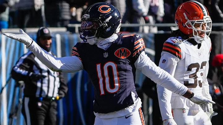Chicago Bears wide receiver Luther Burden III will be a popular fantasy football breakout candidate in 2026 drafts. Chicago Bears wide receiver Luther Burden III will be a popular fantasy football breakout candidate in 2026 drafts.