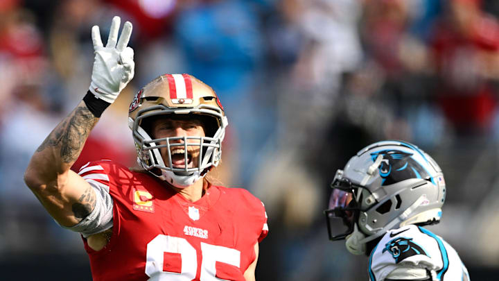 San Francisco 49ers tight end George Kittle (85)