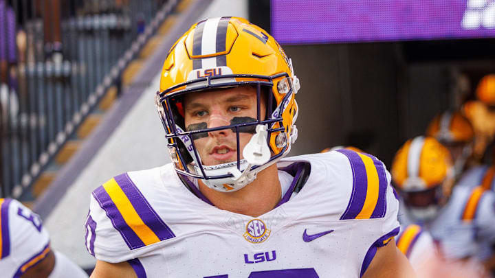 LSU Tigers tight end Bauer Sharp LSU Tigers tight end Bauer Sharp