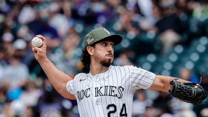 Colorado Rockies starting pitcher Michael Lorenzen.