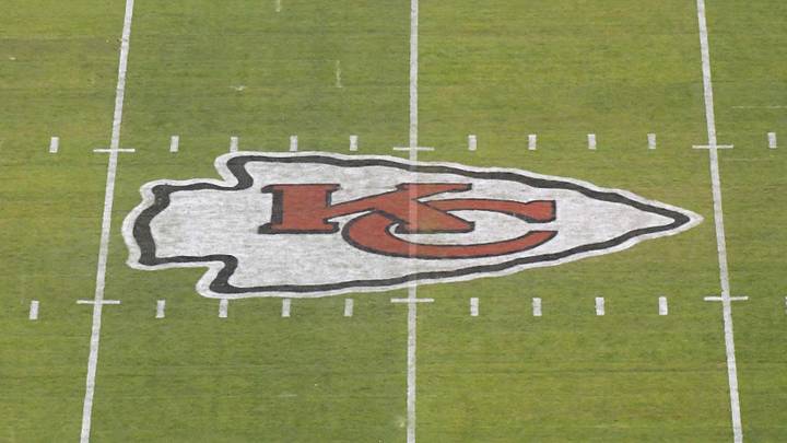 Jan 15, 2017; Kansas City, MO, USA; General overall view of the Kansas City Chiefs logo at midfield during the AFC Divisional playoff game between the Steelers and Chiefs at Arrowhead Stadium. Mandatory Credit: Kirby Lee-USA TODAY Sports Jan 15, 2017; Kansas City, MO, USA; General overall view of the Kansas City Chiefs logo at midfield during the AFC Divisional playoff game between the Steelers and Chiefs at Arrowhead Stadium. Mandatory Credit: Kirby Lee-USA TODAY Sports