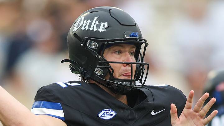 Oct 10, 2026; Atlanta, Georgia, USA; Duke Blue Devils quarterback Walker Eget (2) throws a pass against the Georgia Tech Yellow Jackets in the first quarter at Bobby Dodd Stadium at Hyundai Field. Mandatory Credit: Brett Davis-Imagn Images Oct 10, 2026; Atlanta, Georgia, USA; Duke Blue Devils quarterback Walker Eget (2) throws a pass against the Georgia Tech Yellow Jackets in the first quarter at Bobby Dodd Stadium at Hyundai Field. Mandatory Credit: Brett Davis-Imagn Images