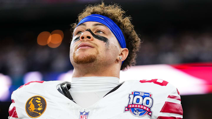 New York Giants tight end Theo Johnson New York Giants tight end Theo Johnson