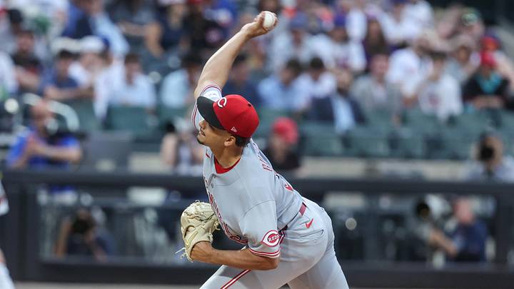 May 26, 2026; New York City, New York, USA; Cincinnati Reds starting pitcher Chase Burns (26) pitches in the first inning against the New York Mets at Citi Field. Mandatory Credit: Wendell Cruz-Imagn Images May 26, 2026; New York City, New York, USA; Cincinnati Reds starting pitcher Chase Burns (26) pitches in the first inning against the New York Mets at Citi Field. Mandatory Credit: Wendell Cruz-Imagn Images