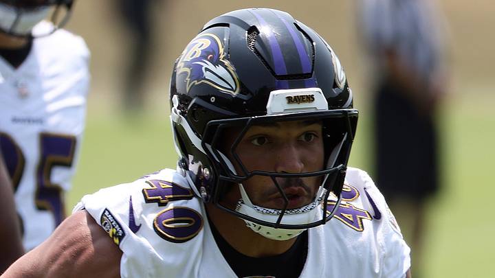 Baltimore Ravens linebacker Teddye Buchanan. Mandatory Credit: Daniel Kucin Jr.-Imagn Images