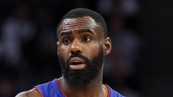 Mar 30, 2025; Minneapolis, Minnesota, USA; Detroit Pistons forward Tim Hardaway Jr. (8): Matt Krohn-Imagn Images Mar 30, 2025; Minneapolis, Minnesota, USA; Detroit Pistons forward Tim Hardaway Jr. (8): Matt Krohn-Imagn Images