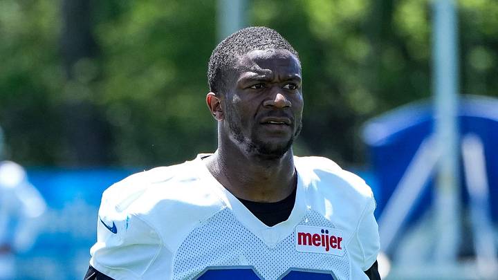 Detroit Lions cornerback Rock Ya-Sin (23) runs off the field after practice during OTAs at Meijer Performance Center in Allen Park on Friday, May 29, 2026. Detroit Lions cornerback Rock Ya-Sin (23) runs off the field after practice during OTAs at Meijer Performance Center in Allen Park on Friday, May 29, 2026.