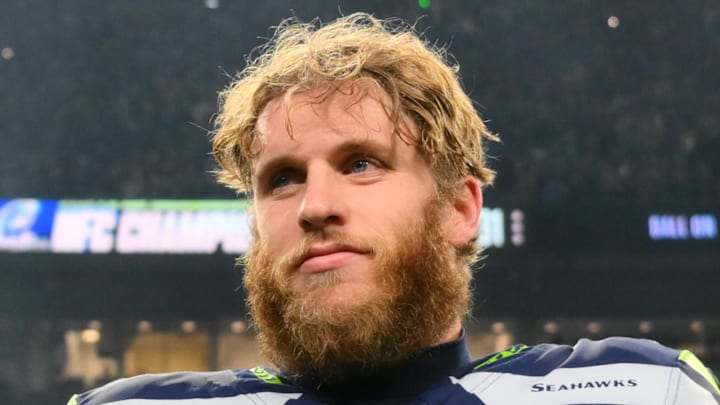 Seattle Seahawks wide receiver Cooper Kupp leaves the field after defeating the Los Angeles Rams.