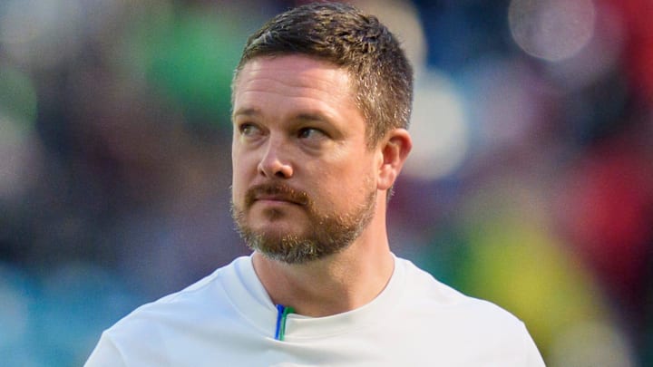 Oregon head coach Dan Lanning walks the field during warmups as the Oregon Ducks take on the Texas Tech Red Raiders in the Orange Bowl on Jan. 1, 2026, at Hard Rock Stadium in Miami, Florida.