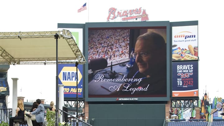 Atlanta Braves Announcer Skip Caray Memorial Atlanta Braves Announcer Skip Caray Memorial