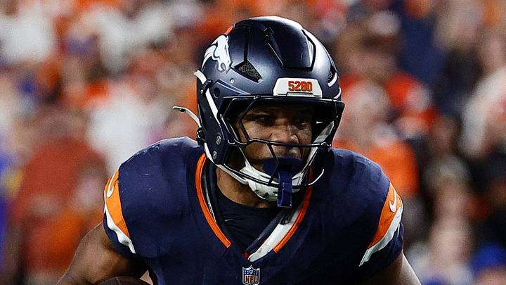 Denver Broncos running back J.K. Dobbins