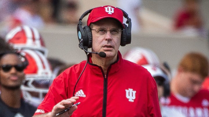 Head Coach Curt Cignetti during the Indiana versus Kennesaw State Big Ten football game at Memorial Stadium on Saturday, Sept. 6, 2025.