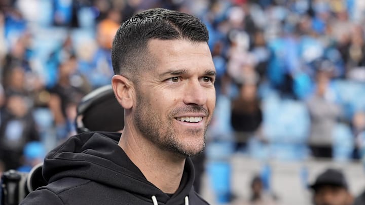 Carolina Panthers head coach Dave Canales Carolina Panthers head coach Dave Canales