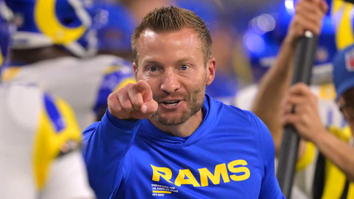 Los Angeles Rams head coach Sean McVay.