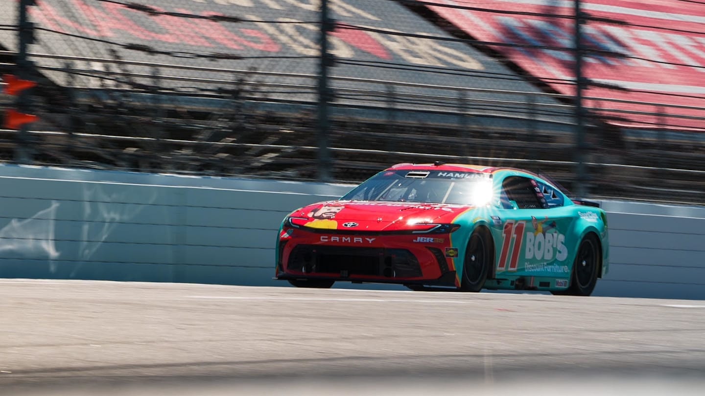 Denny Hamlin Rockets To Martinsville Pole Over William Byron