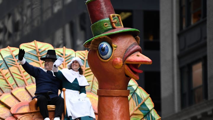 The Sara Lee turkey float in the 90th Macy's Thanksgiving Day Parade in New York City, NY on Thursday, November 24, 2016. Photo by Danielle Parhizkaran/ The Record