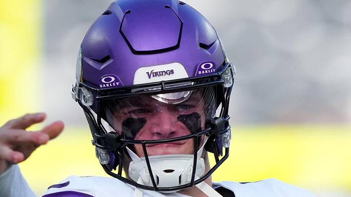 Minnesota Vikings quarterback J.J. McCarthy 