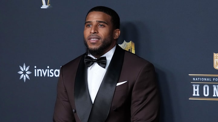 Feb 5, 2026; San Francisco, CA, USA; Bobby Wagner on the NFL Honors Red Carpet before Super Bowl LX at Palace of Fine Arts. Mandatory Credit: Kirby Lee-Imagn Images