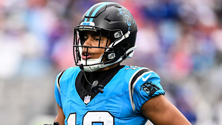 Carolina Panthers wide receiver Jalen Coker Carolina Panthers wide receiver Jalen Coker