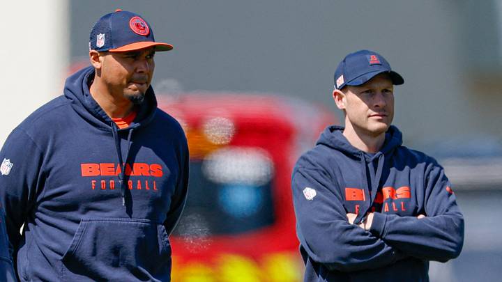 GM Ryan Poles and coach Ben Johnson no doubt were taken by surprise with Marcus Davenport's retirement. GM Ryan Poles and coach Ben Johnson no doubt were taken by surprise with Marcus Davenport's retirement.