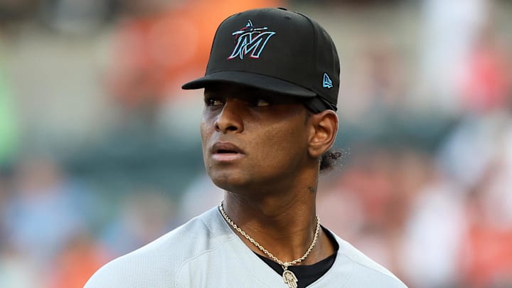 New Chicago Cubs pitcher Edward Cabrera