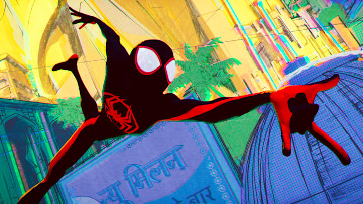 Miles Morales (Shameik Moore) in Columbia Pictures and Sony Pictures Animation's SPIDER-MAN: ACROSS THE SPIDER-VERSE (PART ONE).
