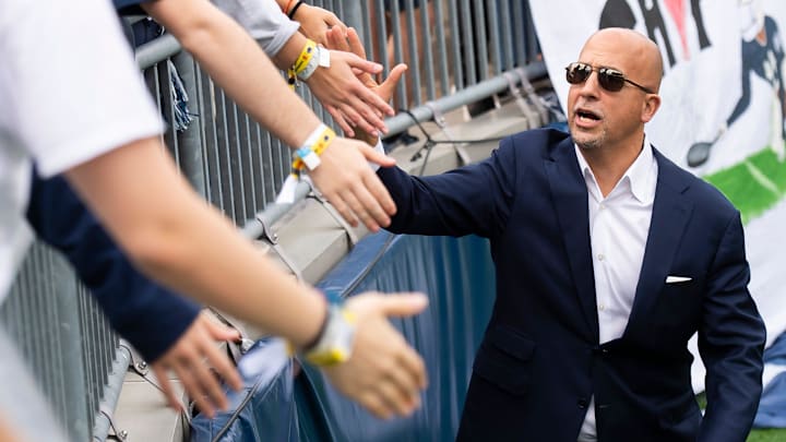 Penn State head football coach James Franklin