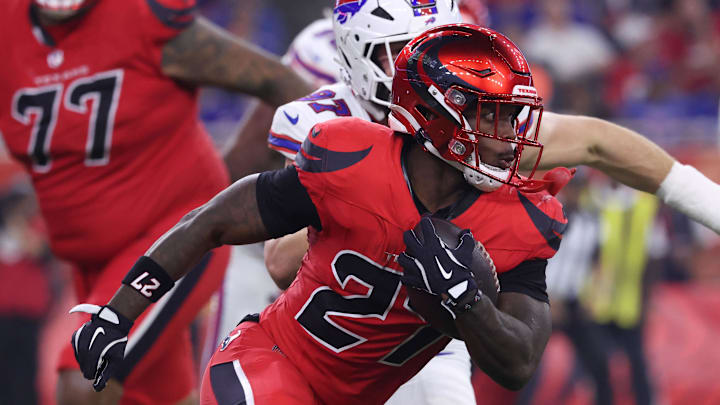 Texans running back Woody Marks faces the Arizona Cardinals in Week 15.