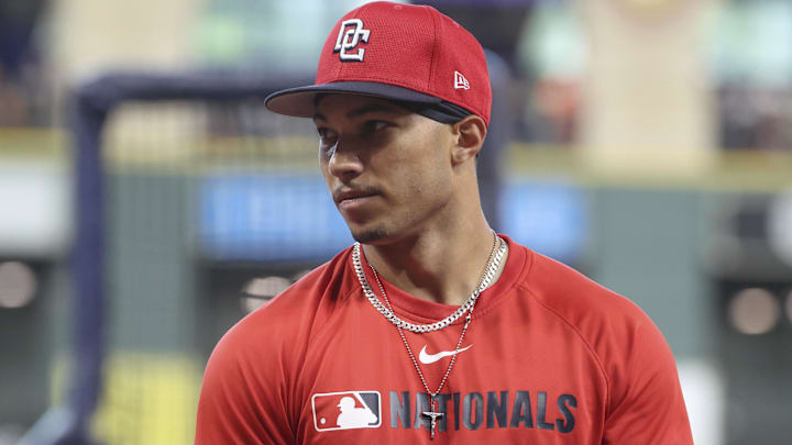 Daylen Lile of the Washington Nationals Daylen Lile of the Washington Nationals