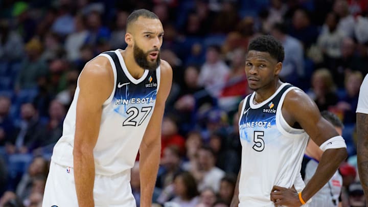 Rudy Gobert, Anthony Edwards, Minnesota Timberwolves