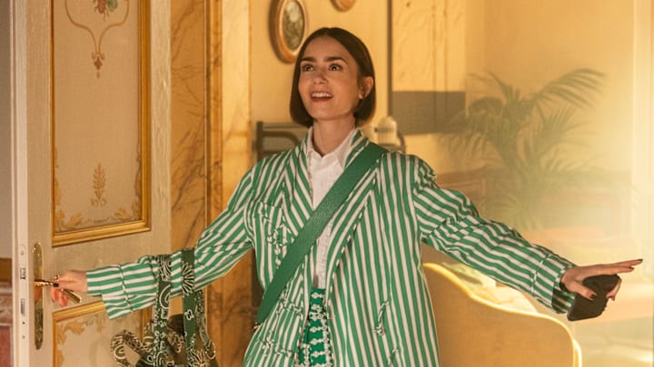 Emily in Paris. Lily Collins as Emily in Emily in Paris Emily in Paris. Lily Collins as Emily in Emily in Paris