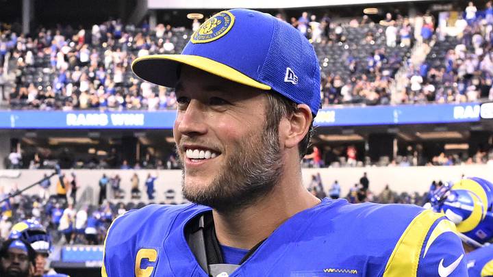 Los Angeles Rams quarterback Matthew Stafford.