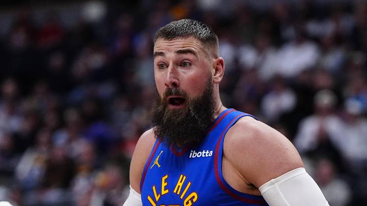 Mar 11, 2026; Denver, Colorado, USA; Denver Nuggets center Jonas Valanciunas (17) controls the ball in the fourth quarter against the Houston Rockets at Ball Arena. Mandatory Credit: Ron Chenoy-Imagn Images Mar 11, 2026; Denver, Colorado, USA; Denver Nuggets center Jonas Valanciunas (17) controls the ball in the fourth quarter against the Houston Rockets at Ball Arena. Mandatory Credit: Ron Chenoy-Imagn Images