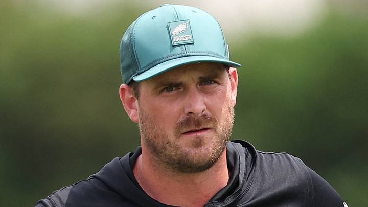 Philadelphia Eagles offensive coordinator Sean Mannion Philadelphia Eagles offensive coordinator Sean Mannion