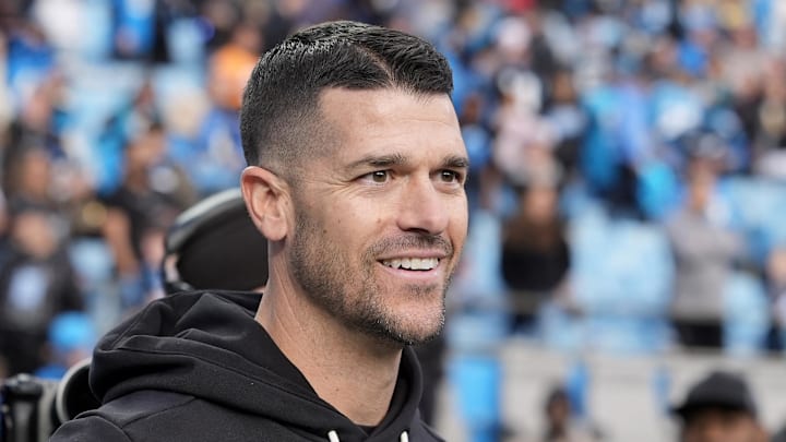 Carolina Panthers head coach Dave Canales