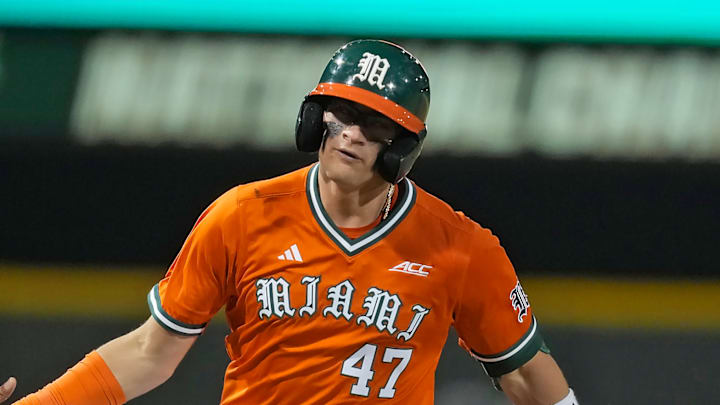 Miami Freshman Dylan Dubovik (47) after a home run against Lafayette. Miami Freshman Dylan Dubovik (47) after a home run against Lafayette.