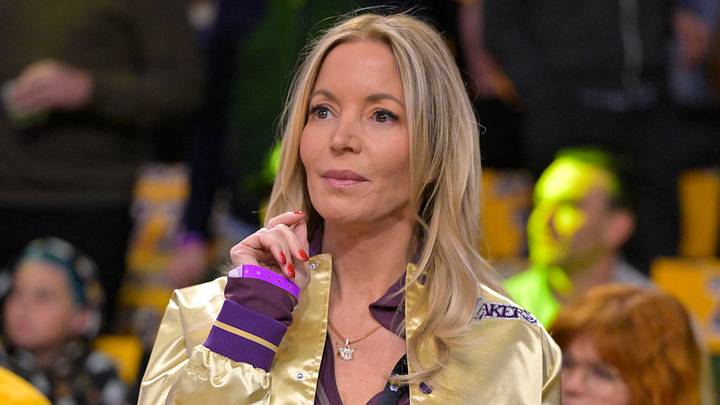 Feb 10, 2025; Los Angeles, California, USA; Owner and president of the Los Angeles Lakers Jeanie Buss attends the game against the Utah Jazz at Crypto.com Arena. Mandatory Credit: Jayne Kamin-Oncea-Imagn Images Feb 10, 2025; Los Angeles, California, USA; Owner and president of the Los Angeles Lakers Jeanie Buss attends the game against the Utah Jazz at Crypto.com Arena. Mandatory Credit: Jayne Kamin-Oncea-Imagn Images